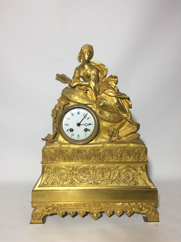 Fransada Osmanlı Pazarı İçin Yapılmış Bronz Altın Vermeli Saat