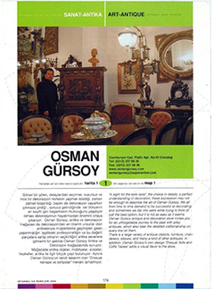 Basında Osman Gürsoy - Sanat-Antika Dergisi